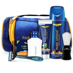 Park Avenue Good Morning Grooming Collection 7 in-1 Combo Grooming Kit for Men | Gift Set for Men | Diwali Gift Hampers | Shaving Kit for Men | Shaving Foam | After Shave | Gift...